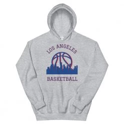 Fan Gear Nation Los Angeles Clippers Basketball Pullover Hoodie Unisex Cotton/Polyester
