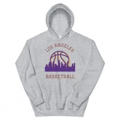 Fan Gear Nation Los Angeles Lakers Basketball Pullover Hoodie Unisex Cotton/Polyester