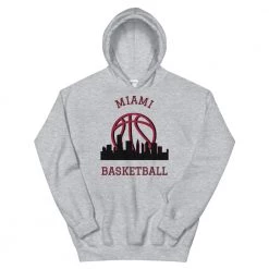 Fan Gear Nation Miami Heat Basketball Pullover Hoodie Unisex Cotton/Polyester