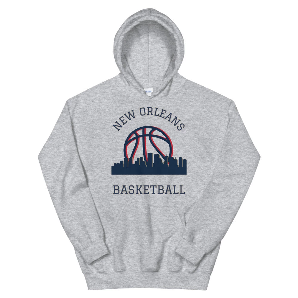 Fan Gear Nation New Orleans Pelicans Basketball Pullover Hoodie Unisex Cotton/Polyester 6 Fan Gear Nation New Orleans Pelicans Basketball Pullover Hoodie Unisex Cotton/Polyester