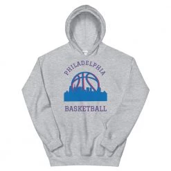 Fan Gear Nation Philadelphia 76ers Basketball Pullover Hoodie Unisex Cotton/Polyester