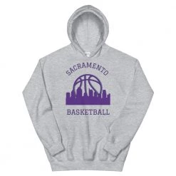 Fan Gear Nation Sacramento Kings Basketball Pullover Hoodie Unisex Cotton/Polyester