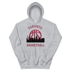 Fan Gear Nation Toronto Raptors Basketball Pullover Hoodie Unisex Cotton/Polyester