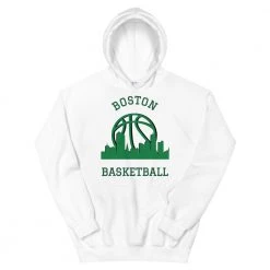 Fan Gear Nation Boston Celtics Basketball Pullover Hoodie Unisex Cotton/Polyester