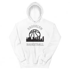 Fan Gear Nation Brooklyn Nets Basketball Pullover Hoodie Unisex Cotton/Polyester