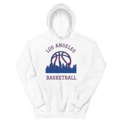 Fan Gear Nation Los Angeles Clippers Basketball Pullover Hoodie Unisex Cotton/Polyester