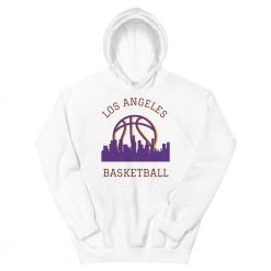 Fan Gear Nation Los Angeles Lakers Basketball Pullover Hoodie Unisex Cotton/Polyester