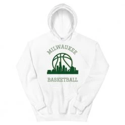 Fan Gear Nation Milwaukee Bucks Basketball Pullover Hoodie Unisex Cotton/Polyester