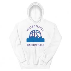 Fan Gear Nation Philadelphia 76ers Basketball Pullover Hoodie Unisex Cotton/Polyester