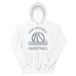 Fan Gear Nation San Antonio Spurs Basketball Pullover Hoodie Unisex Cotton/Polyester