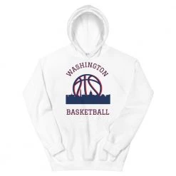 Fan Gear Nation Washington Wizards Basketball Pullover Hoodie Unisex Cotton/Polyester