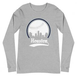 Fan Gear Nation Unisex Houston Astros Baseball Long Sleeve Tee Shirt 9 Fan Gear Nation Unisex Houston Astros Baseball Long Sleeve Tee Shirt