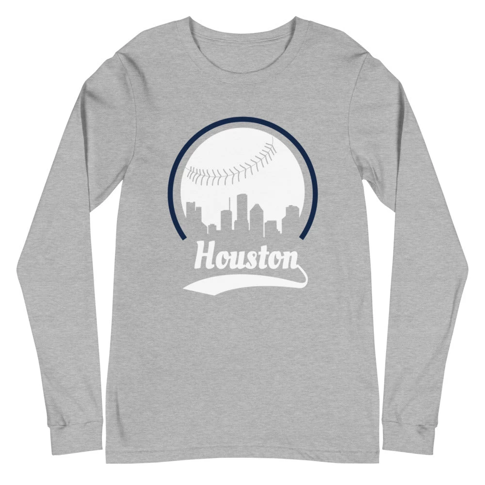 Fan Gear Nation Unisex Houston Astros Baseball Long Sleeve Tee Shirt 6 Fan Gear Nation Unisex Houston Astros Baseball Long Sleeve Tee Shirt