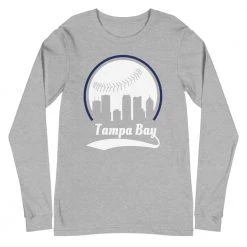 Fan Gear Nation Unisex Tampa Bay Rays Baseball Long Sleeve Tee Shirt 10 Fan Gear Nation Unisex Tampa Bay Rays Baseball Long Sleeve Tee Shirt
