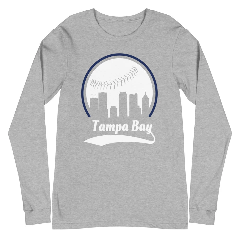 Fan Gear Nation Unisex Tampa Bay Rays Baseball Long Sleeve Tee Shirt 6 Fan Gear Nation Unisex Tampa Bay Rays Baseball Long Sleeve Tee Shirt