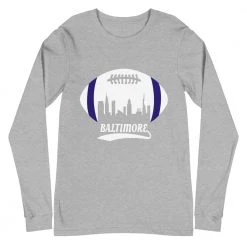 Fan Gear Nation Unisex Baltimore Ravens Football Premium Long Sleeve Tee Shirt 9 Fan Gear Nation Unisex Baltimore Ravens Football Premium Long Sleeve Tee Shirt