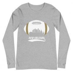 Fan Gear Nation Unisex New Orleans Saints Football Premium Long Sleeve Tee Shirt 9 Fan Gear Nation Unisex New Orleans Saints Football Premium Long Sleeve Tee Shirt