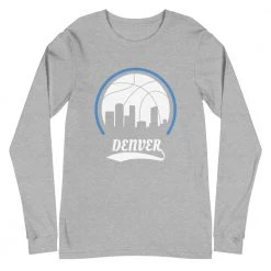 Fan Gear Nation Unisex Denver Nuggets Basketball Premium Long Sleeve Tee Shirt 8 Fan Gear Nation Unisex Denver Nuggets Basketball Premium Long Sleeve Tee Shirt