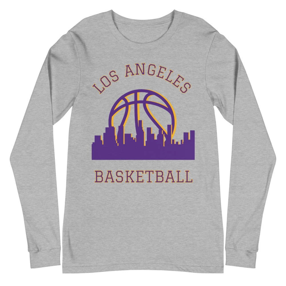 Fan Gear Nation Los Angeles Lakers Basketball Premium Long Sleeve Tee Shirt Unisex Cotton 7 Fan Gear Nation Los Angeles Lakers Basketball Premium Long Sleeve Tee Shirt Unisex Cotton