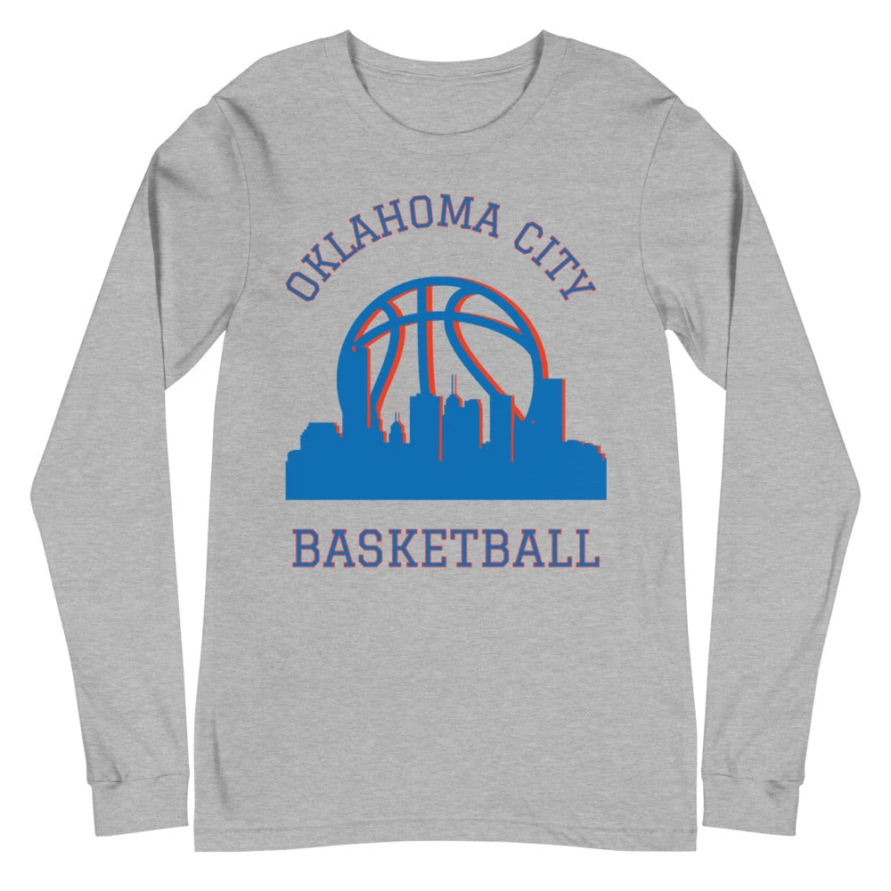Fan Gear Nation Oklahoma City Thunder Basketball Premium Long Sleeve Tee Shirt Unisex Cotton 6 Fan Gear Nation Oklahoma City Thunder Basketball Premium Long Sleeve Tee Shirt Unisex Cotton