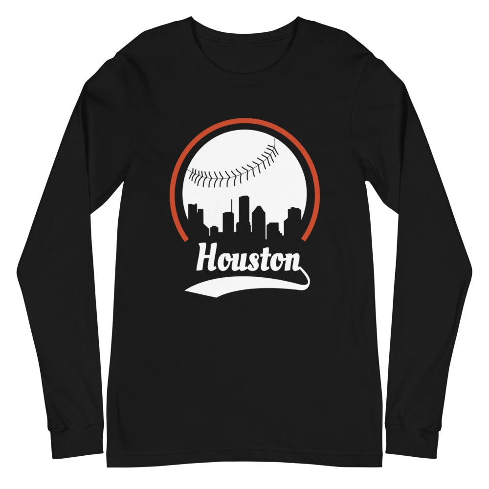 Fan Gear Nation Unisex Houston Astros Baseball Long Sleeve Tee Shirt 4 Fan Gear Nation Unisex Houston Astros Baseball Long Sleeve Tee Shirt