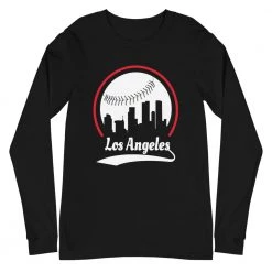 Fan Gear Nation Unisex Los Angeles Dodgers Baseball Long Sleeve Tee Shirt