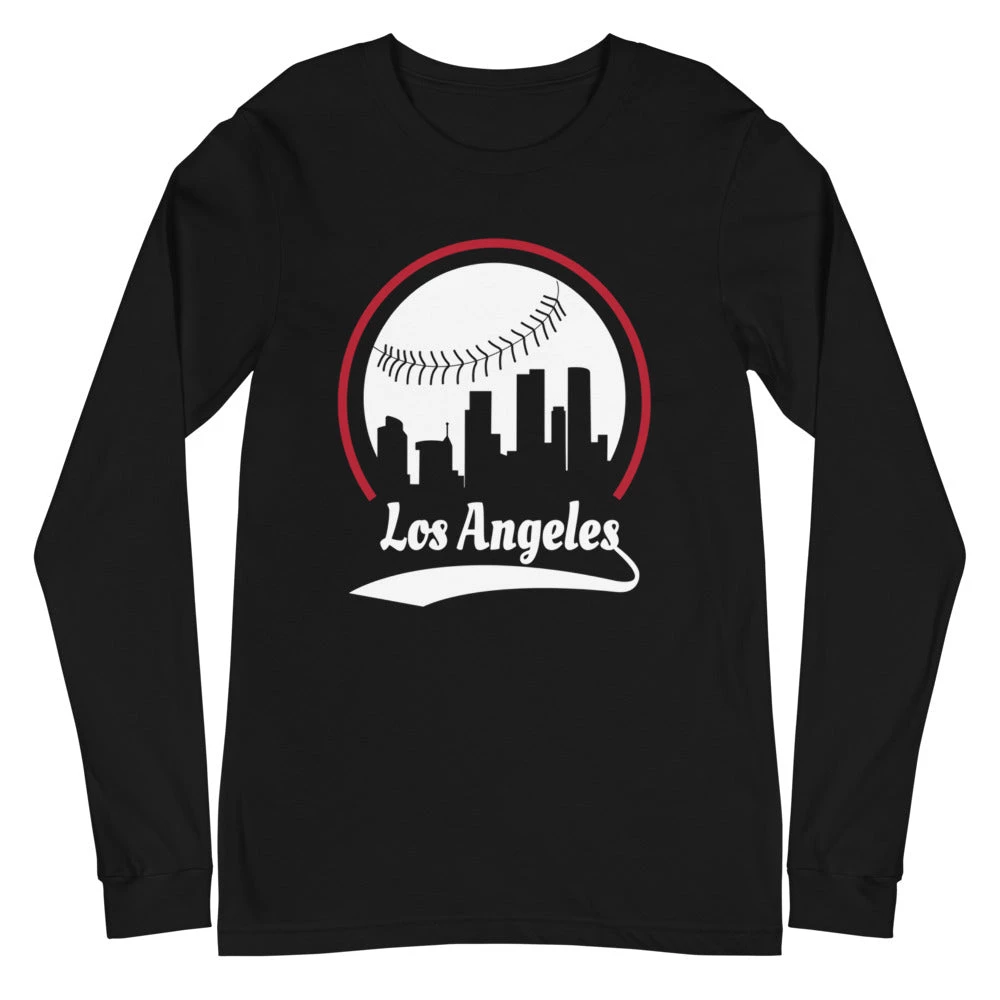 Fan Gear Nation Unisex Los Angeles Angels Baseball Long Sleeve Tee Shirt 4 Fan Gear Nation Unisex Los Angeles Angels Baseball Long Sleeve Tee Shirt