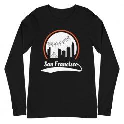 Fan Gear Nation Unisex San Francisco Giants Baseball Long Sleeve Tee Shirt