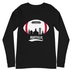Fan Gear Nation Unisex Buffalo Bills Football Premium Long Sleeve Tee Shirt