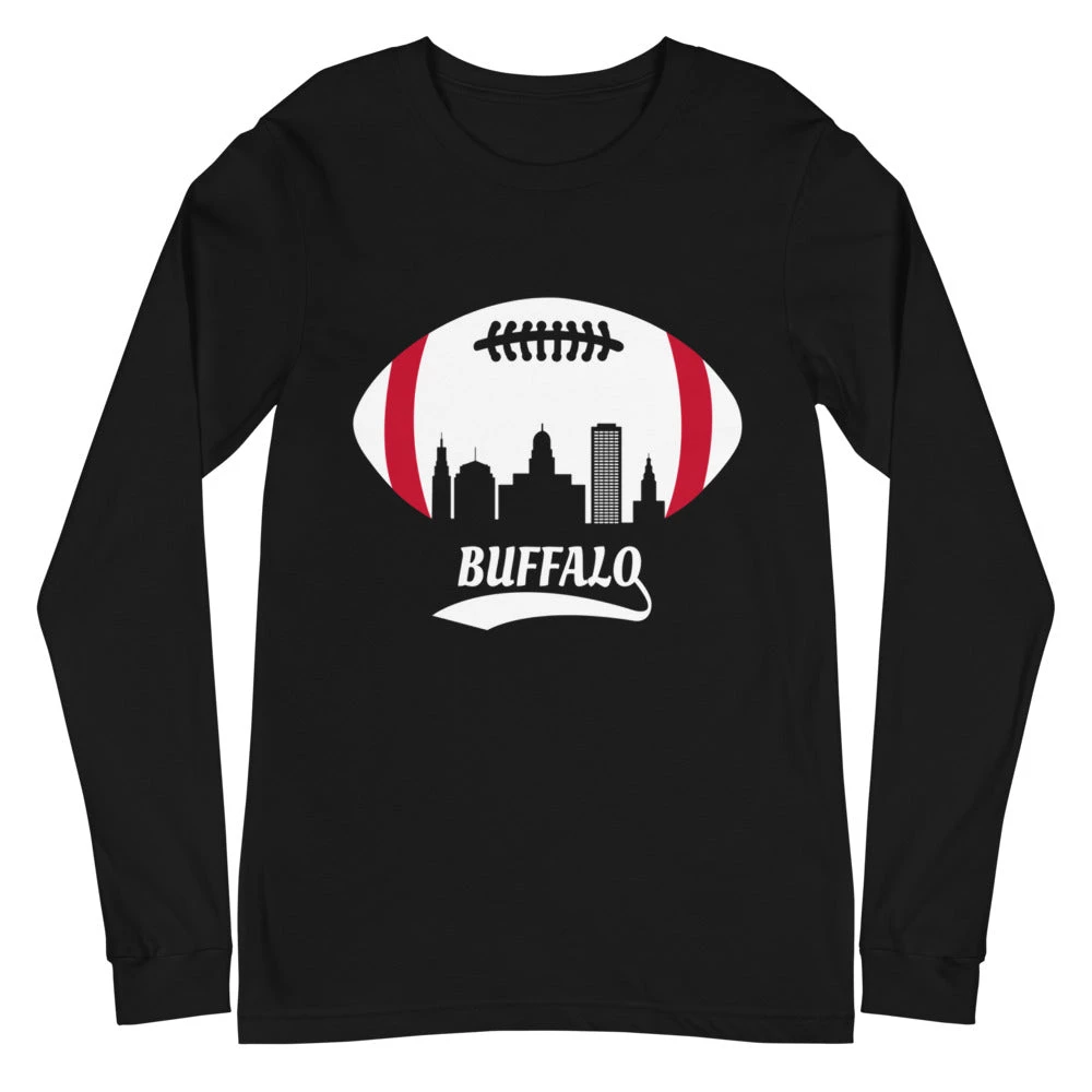 Fan Gear Nation Unisex Buffalo Bills Football Premium Long Sleeve Tee Shirt 4 Fan Gear Nation Unisex Buffalo Bills Football Premium Long Sleeve Tee Shirt