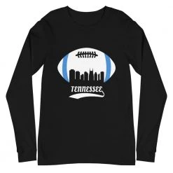 Fan Gear Nation Unisex Tennessee Titans Football Premium Long Sleeve Tee Shirt