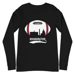 Fan Gear Nation Unisex Washington Commanders Premium Long Sleeve Tee Shirt