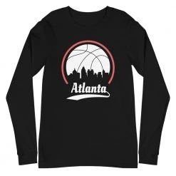 Fan Gear Nation Unisex Atlanta Hawks Basketball Premium Long Sleeve Tee Shirt