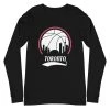 Fan Gear Nation Unisex Toronto Raptors Basketball Premium Long Sleeve Tee Shirt