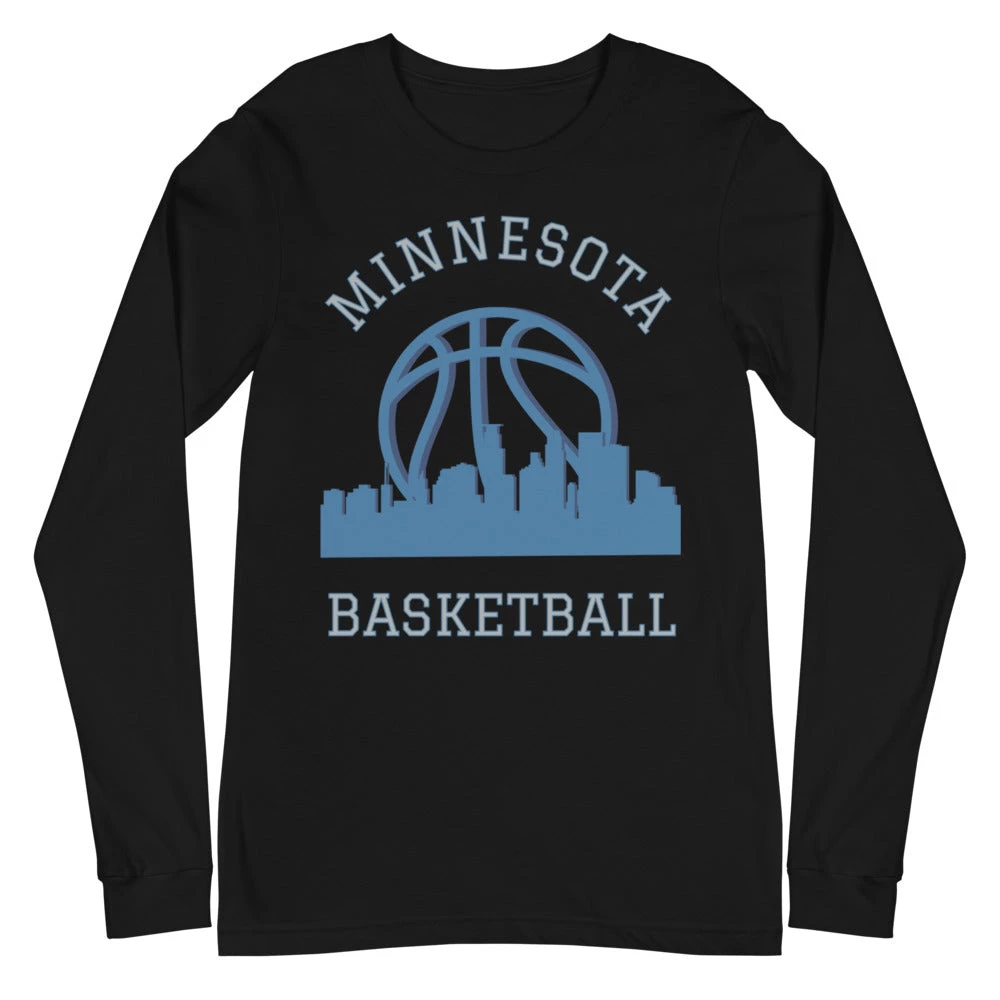 Fan Gear Nation Minnesota Timberwolves Basketball Premium Long Sleeve Tee Shirt Unisex Cotton 4 Fan Gear Nation Minnesota Timberwolves Basketball Premium Long Sleeve Tee Shirt Unisex Cotton