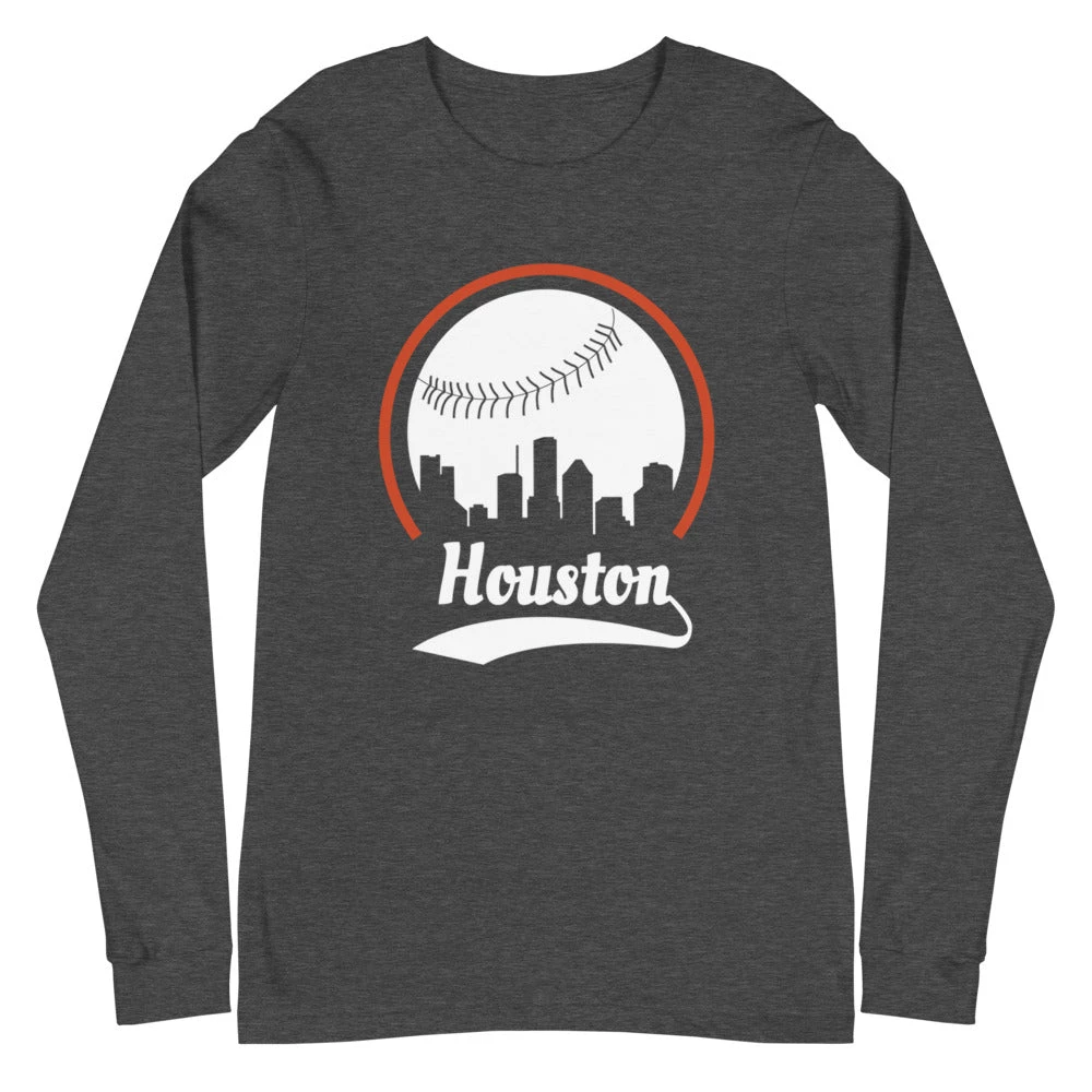 Fan Gear Nation Unisex Houston Astros Baseball Long Sleeve Tee Shirt 5 Fan Gear Nation Unisex Houston Astros Baseball Long Sleeve Tee Shirt