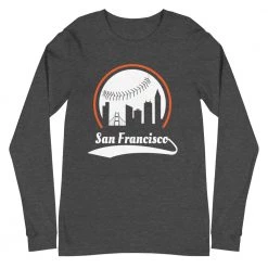 Fan Gear Nation Unisex San Francisco Giants Baseball Long Sleeve Tee Shirt