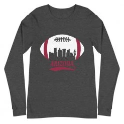 Fan Gear Nation Unisex Arizona Cardinals Football Premium Long Sleeve Tee Shirt