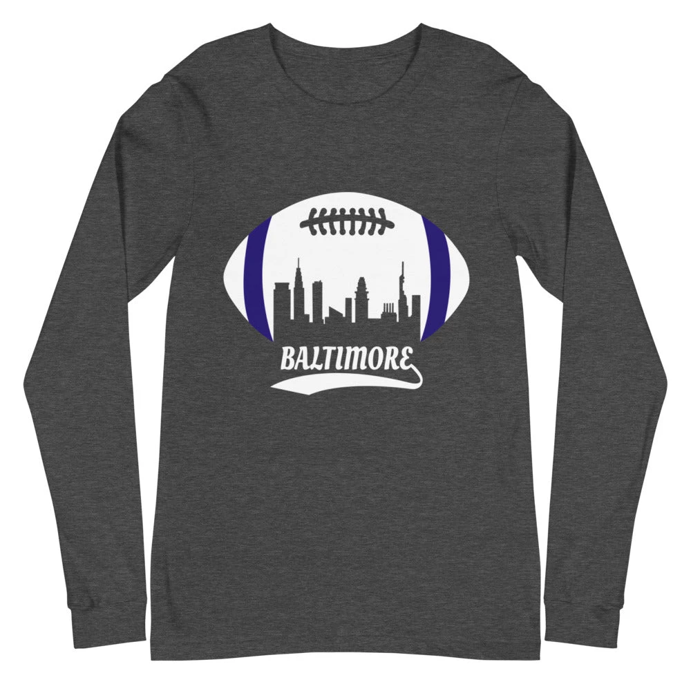 Fan Gear Nation Unisex Baltimore Ravens Football Premium Long Sleeve Tee Shirt 5 Fan Gear Nation Unisex Baltimore Ravens Football Premium Long Sleeve Tee Shirt