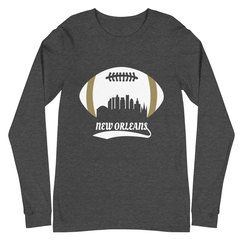 Fan Gear Nation Unisex New Orleans Saints Football Premium Long Sleeve Tee Shirt 5 Fan Gear Nation Unisex New Orleans Saints Football Premium Long Sleeve Tee Shirt