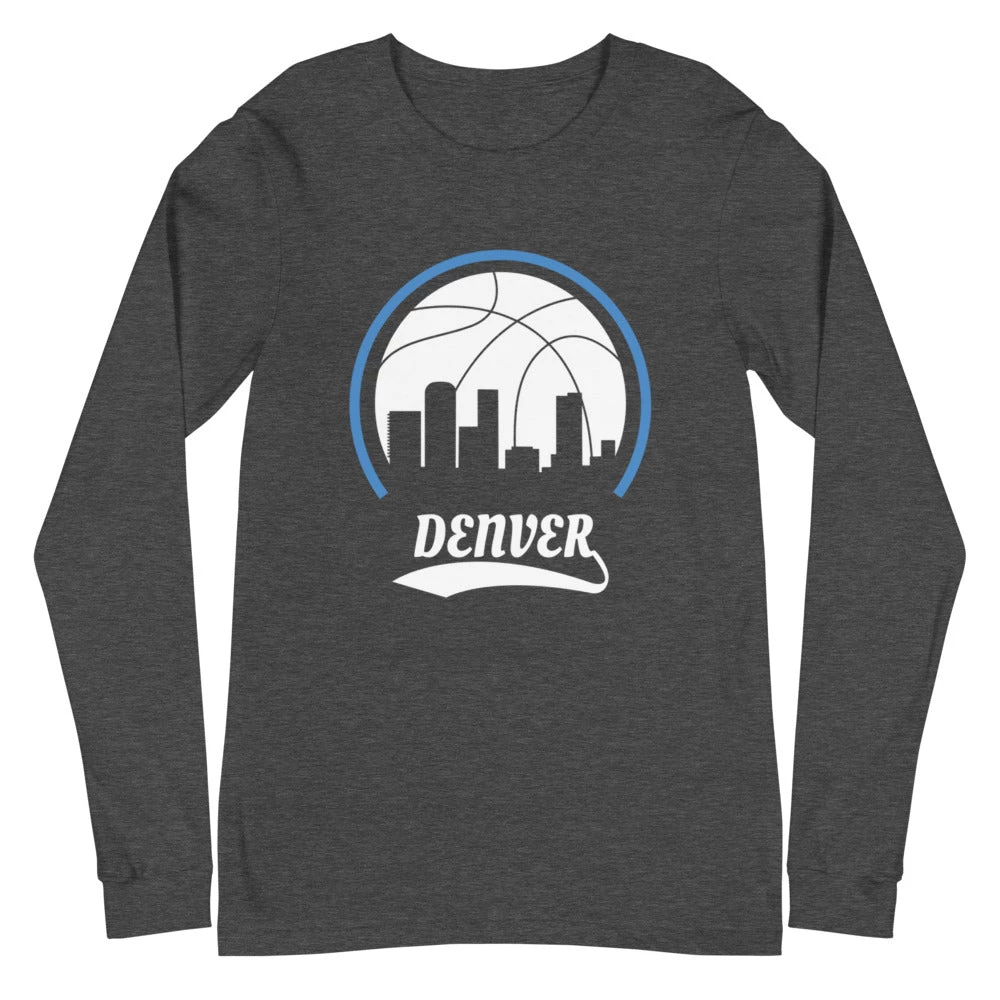 Fan Gear Nation Unisex Denver Nuggets Basketball Premium Long Sleeve Tee Shirt 6 Fan Gear Nation Unisex Denver Nuggets Basketball Premium Long Sleeve Tee Shirt