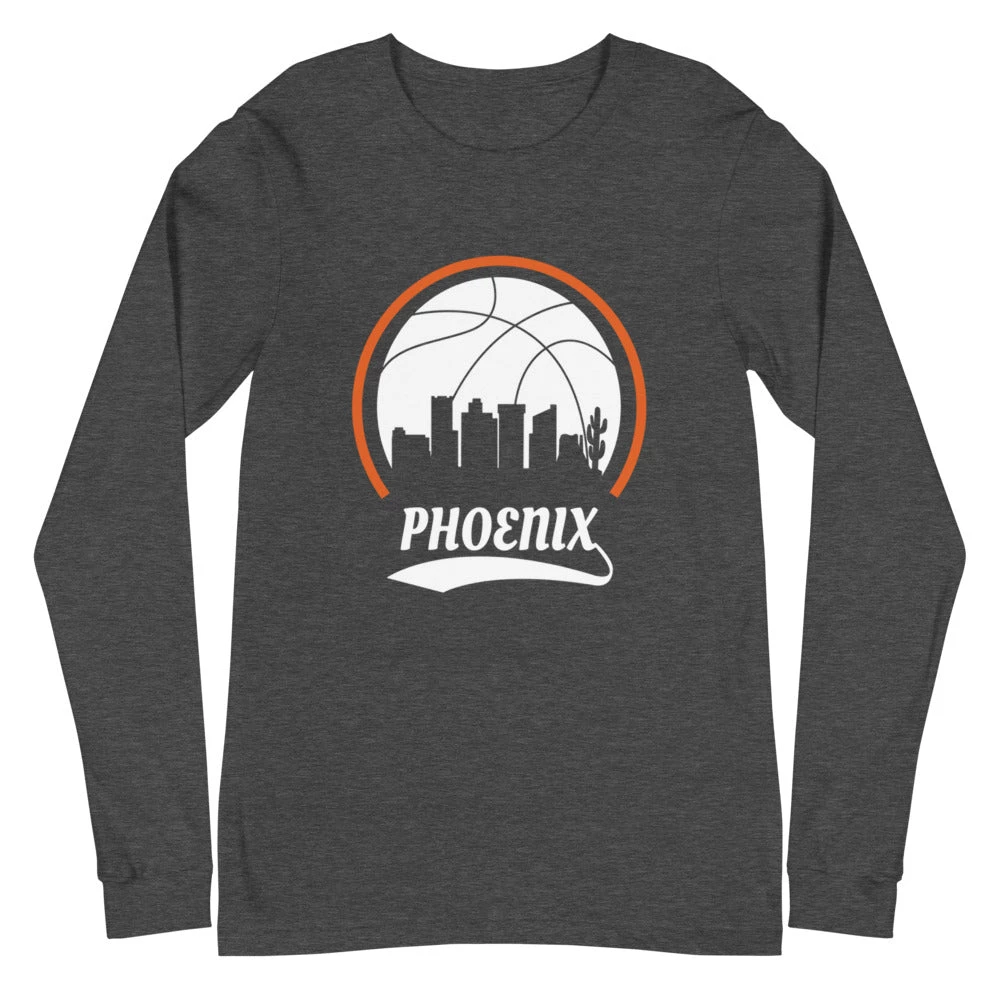 Fan Gear Nation Unisex Phoenix Suns Basketball Premium Long Sleeve Tee Shirt 6 Fan Gear Nation Unisex Phoenix Suns Basketball Premium Long Sleeve Tee Shirt