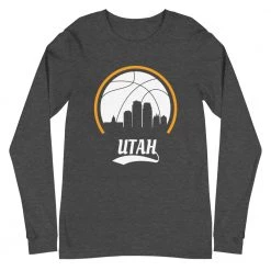 Fan Gear Nation Unisex Utah Jazz Basketball Premium Long Sleeve Tee Shirt 7 Fan Gear Nation Unisex Utah Jazz Basketball Premium Long Sleeve Tee Shirt