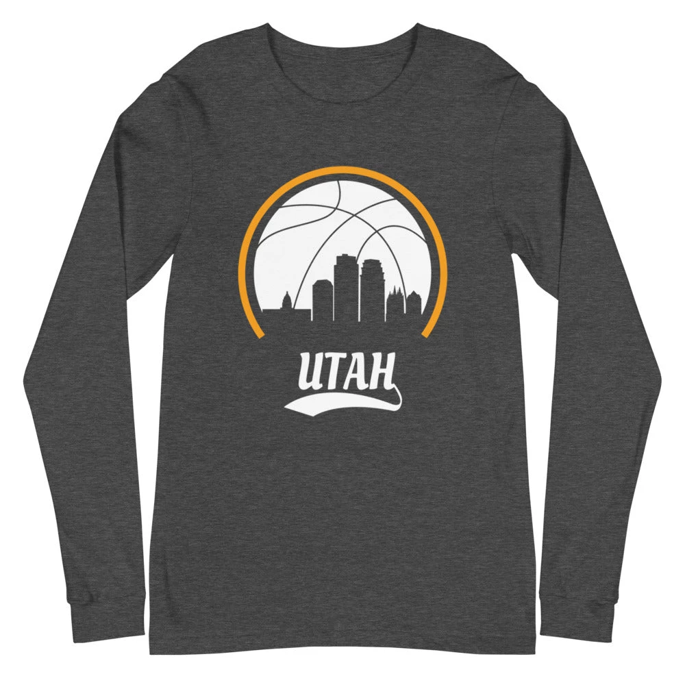 Fan Gear Nation Unisex Utah Jazz Basketball Premium Long Sleeve Tee Shirt 5 Fan Gear Nation Unisex Utah Jazz Basketball Premium Long Sleeve Tee Shirt