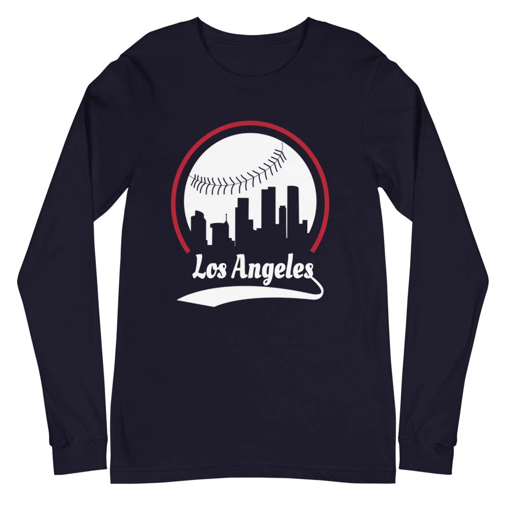 Fan Gear Nation Unisex Los Angeles Angels Baseball Long Sleeve Tee Shirt 3 Fan Gear Nation Unisex Los Angeles Angels Baseball Long Sleeve Tee Shirt