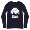 Fan Gear Nation Unisex Miami Marlins Baseball Long Sleeve Tee Shirt