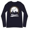 Fan Gear Nation Unisex Milwaukee Brewers Baseball Long Sleeve Tee Shirt