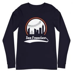 Fan Gear Nation Unisex San Francisco Giants Baseball Long Sleeve Tee Shirt