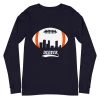 Fan Gear Nation Unisex Denver Broncos Football Premium Long Sleeve Tee Shirt