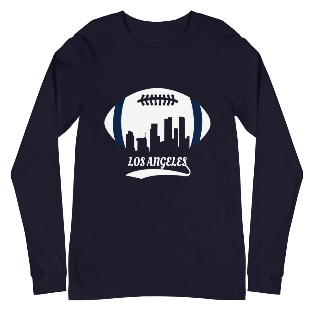 Fan Gear Nation Unisex Los Angeles Rams Football Premium Long Sleeve Tee Shirt 3 Fan Gear Nation Unisex Los Angeles Rams Football Premium Long Sleeve Tee Shirt